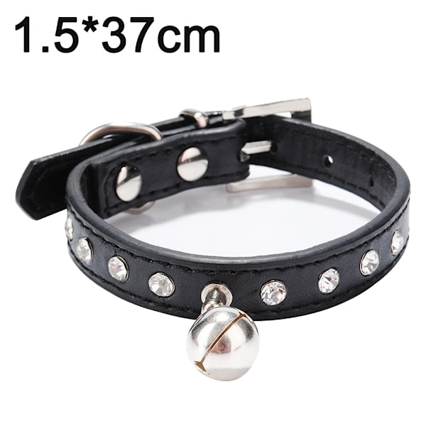 Sød, blændende, glitrende, elegant fancy ruskind, 3 rækker af glitrende rhinestone krystalsten til kæledyrs katte og hunde