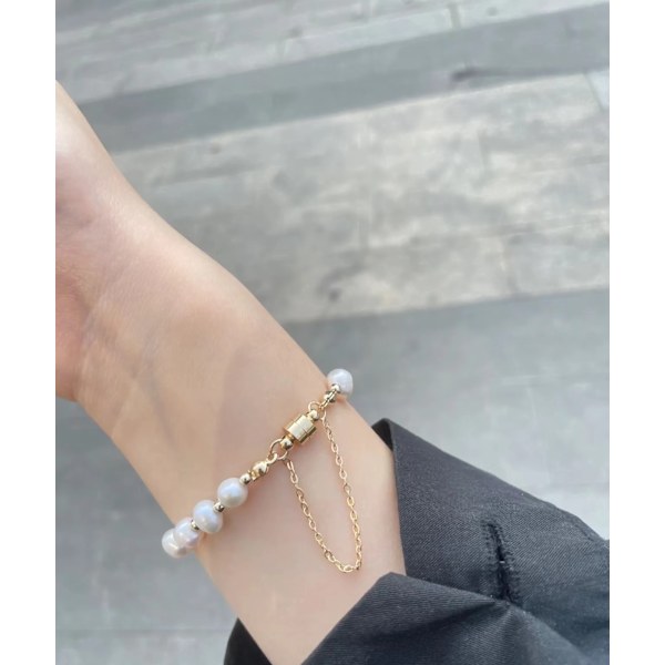 Pakke med 4 magnetiske smykkeklipskæder magnetisk klips magnetisk smykkeklips til DIY armbånd halskæde smykkefremstilling, magnetisk kædelukning