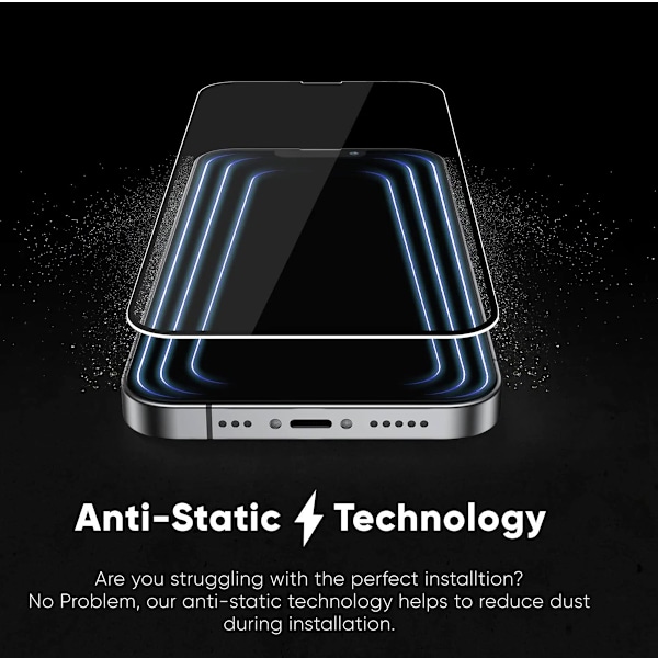 iPhone 14 Pro Max Skærmbeskytter 9D Heldækkende Hærdet Glas