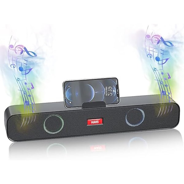 Wireless Bluetooth 5.0 Stereo Sound Bar with Subwoofer