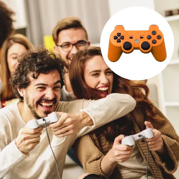PS3 Bluetooth langaton tärinäohjain ps3 peli langaton ohjain orange