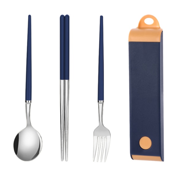 Reusable Travel stainless steel utensils set with case,