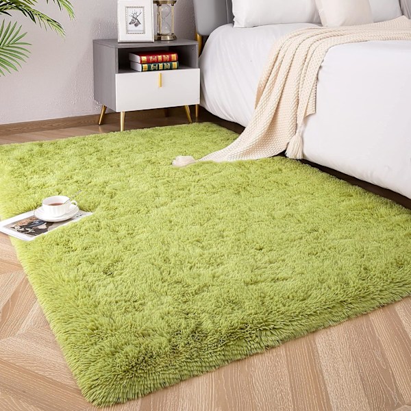 Mjuka och fluffiga mattor för sovrum, barnrum, plysch, luddiga barnrumsmattor, fluffiga mattor för pojkar och flickor, college-sovsal, luddiga mattor, vardagsrum, hem