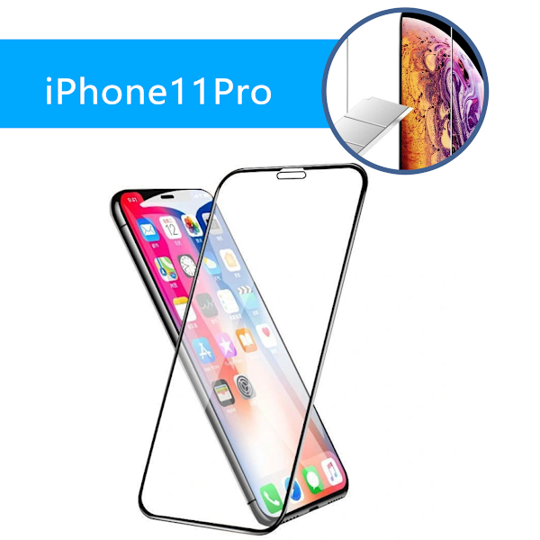 iPhone 11 Pro / iPhone X / iPhone XS - Heltäckande Härdat Skyddsglas