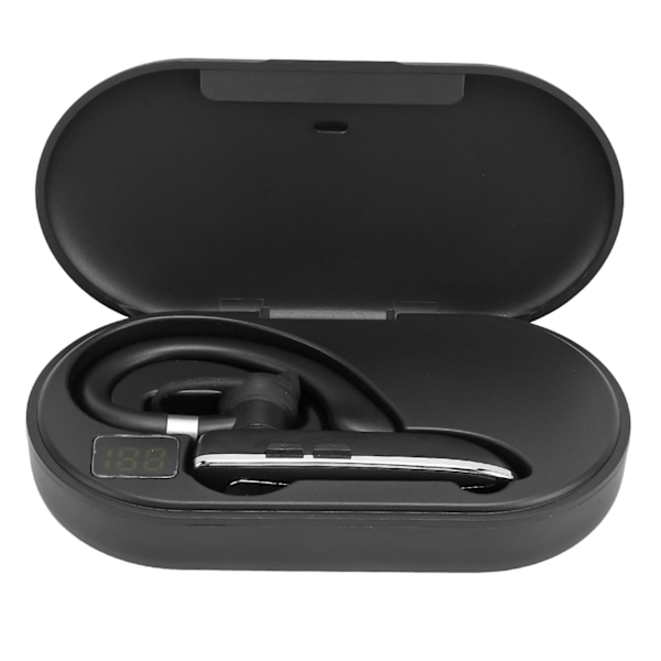 Bluetooth-headset med brusreducering, handsfree, inbyggd mikrofon, enkelsidig, trådlös hörlur för körning, affärer, sport