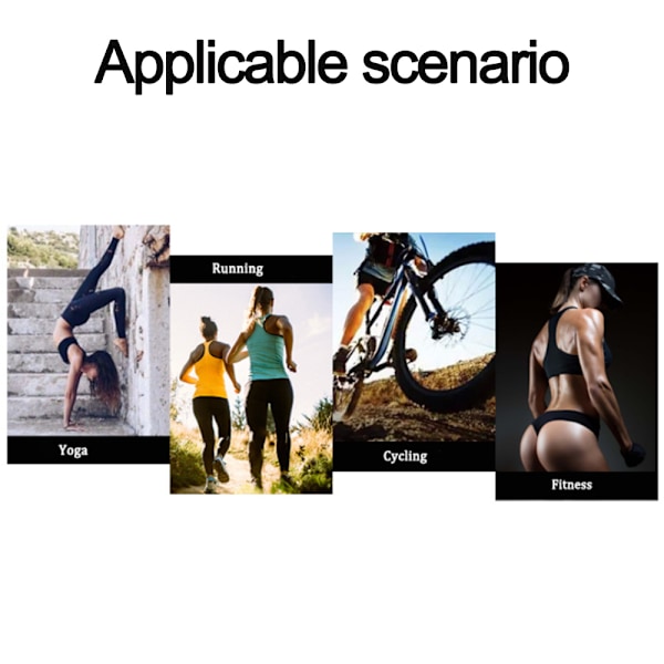 Sportsshorts för kvinnor med bakficka med dragkedja, anti-glidskydd, lätta och svala, snabbtorkande löpning, fitnessyoga byxor