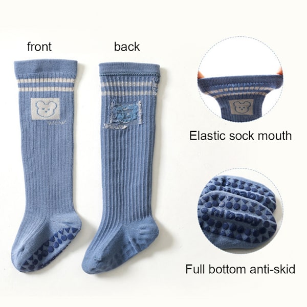 6 par icke-halksockor för pojkar och flickor