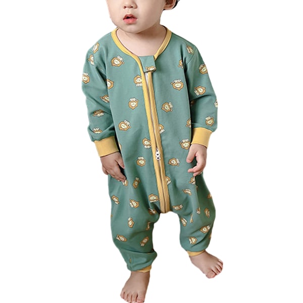 Fire årstider kan bære Toddler Sleep Sack med fødder, letvægts åndbar langærmet quiltet