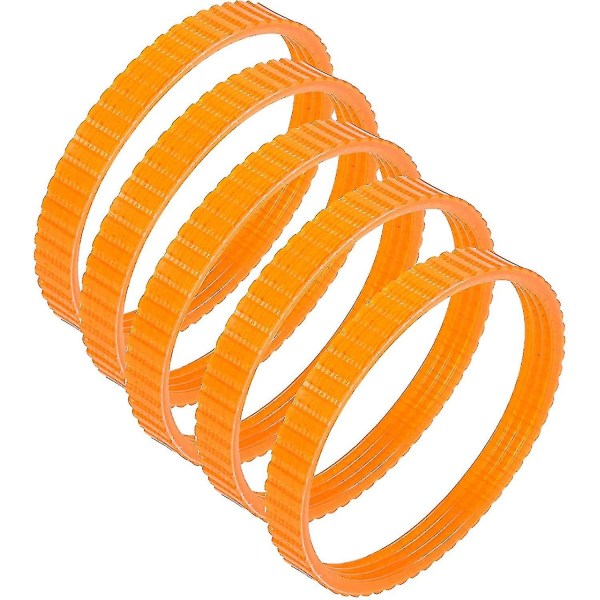 5-pack 9,6 mm Orange 1900b elektrisk hyveldrivrem