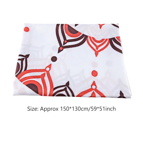 Mandalateppeveggdekor, Geometrisk Yogamat Dormteppe - Stripe