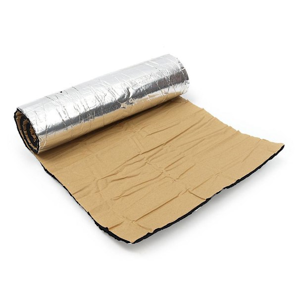 10mm Tyk Bil Lyd Dæmper Foldbar Vandafvisende Brandhæmmende Støjreduktion Bil Lyd Dæmpende Måtte Bil Lyd Dæmper 40x100cm