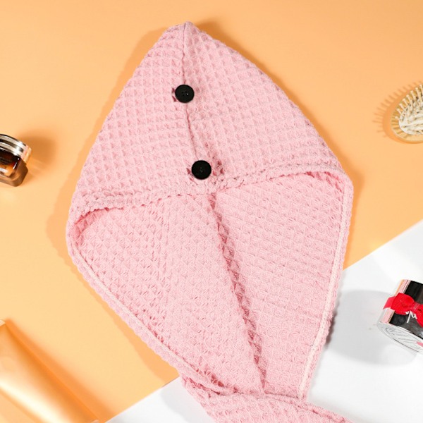 Handdukswrap, 2-pack Superabsorberande Snabbtorkande Hårturban för att Torka Lockigt, Långt, Tjockt Hår