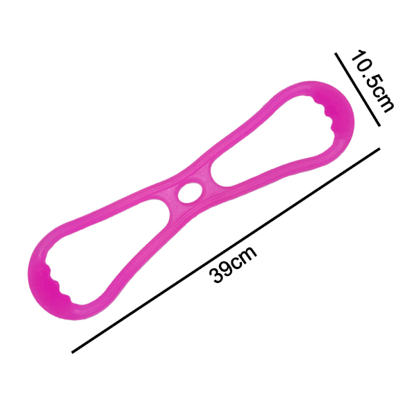 8-karaktärs dragrem yoga fitness dragrep vacker rygg öppna axlar bröst expansion hjälpsträcka elastiskt band - Bärbar Hög Elasticitet