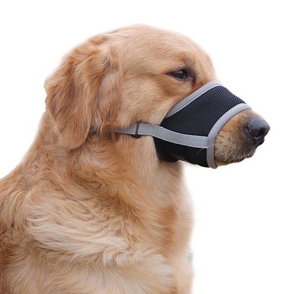 Hundemunnkurv, nettmunnkurv for små og mellomstore hunder, myk hundemunnkurv for å forhindre biting og tygging, drikkevennlig, pustende og justerbar hundemunnkurv
