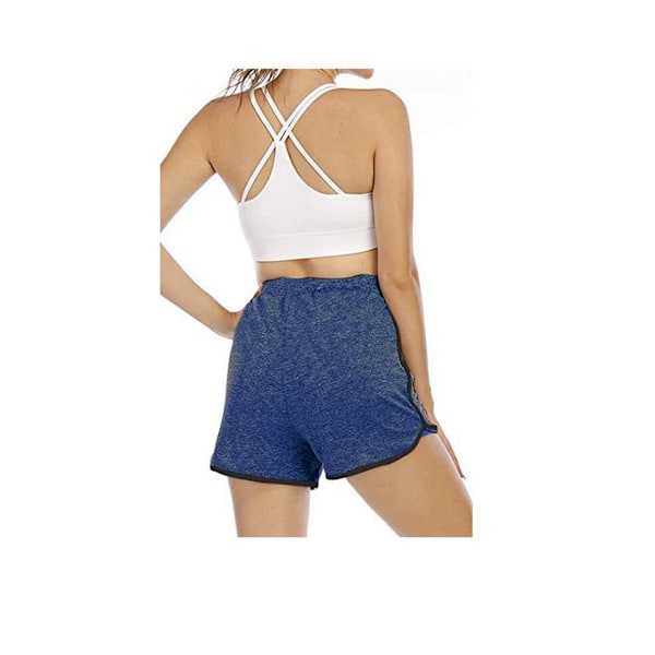 Dame Cozy Banded Waist Løbe Fitness Trænings Shorts med