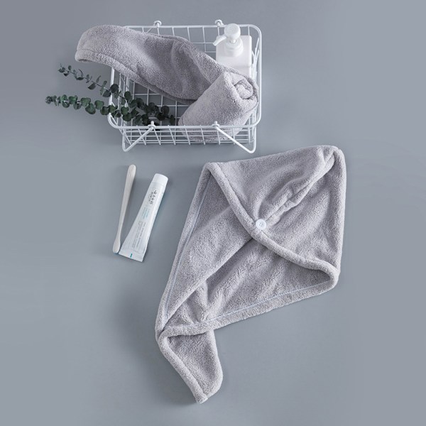 Mikrofiber Hårhåndklædepose - 3-pak Hurtigtørrende Hårhåndklæder, Mænds og Kvinders Hårhåndklæder