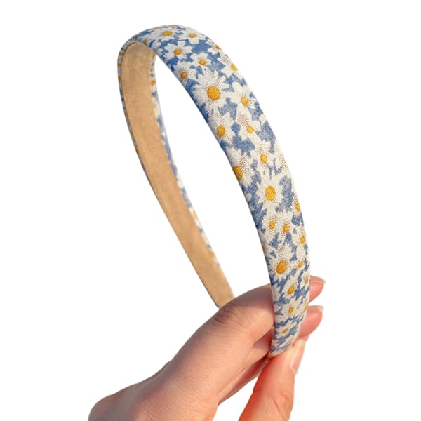 Halkfria små blomsterpannband, hårband för kvinnor och flickor