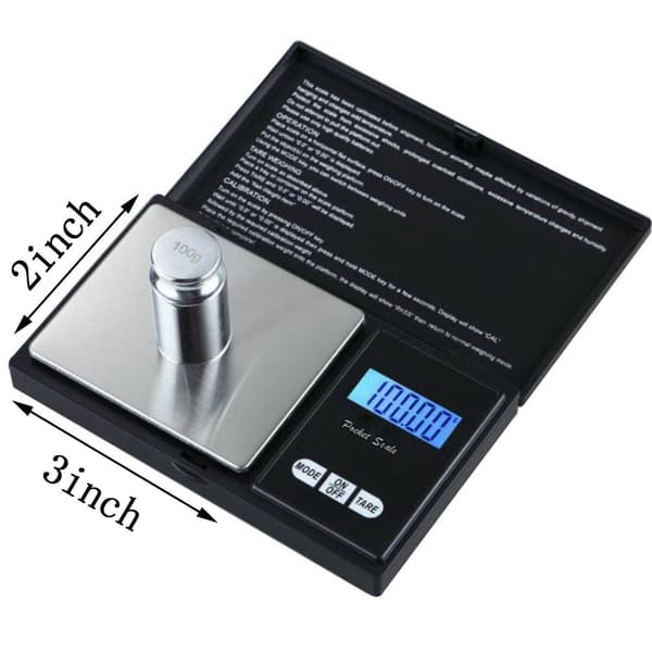 Digital Pocket Scale, 1000g/0.1g Gram Scale, Mini Scale Gram and [TT]