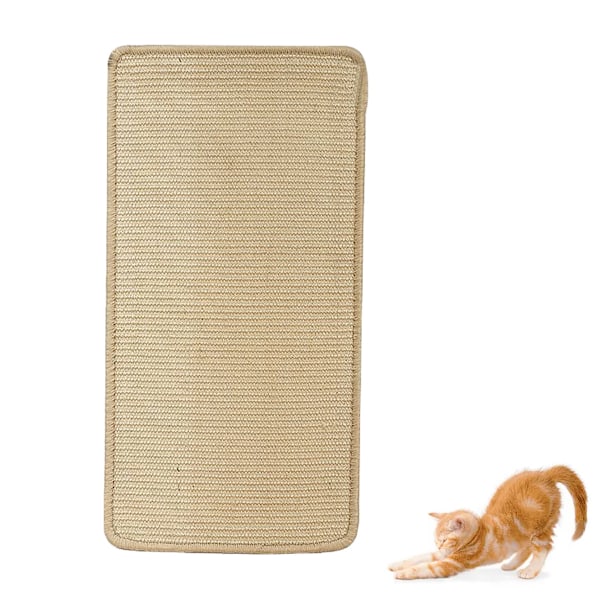 1 stk Sisal Kattekløseplade 20*40cm/25*50cm/30*60cm Slibeskive til Kattekløer Sisalplade