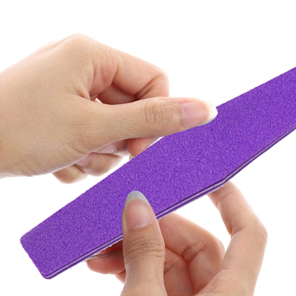 20 st Nagelfilarblock, Dubbelsidiga, Tvättsvampar, 100/180 Slipning, för Akrylnaglar