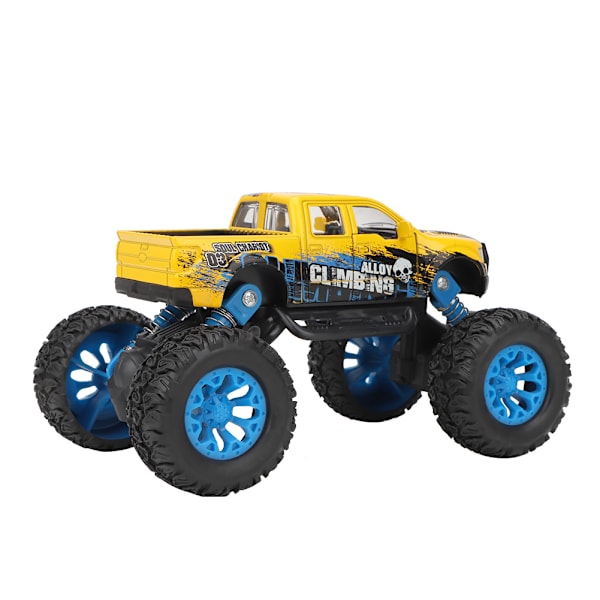 1:32 Børns Simuleret Træk-Tilbage Klatrende Køretøjsmodel Die-Cast Legetøjsbil (Gul)