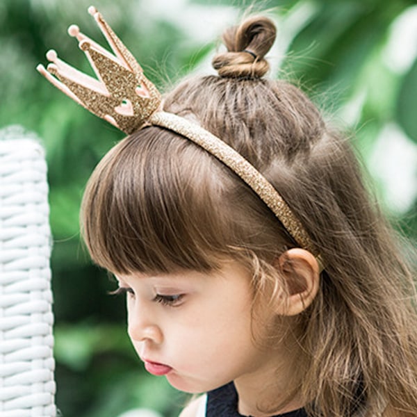 Kultakruunu Hiuspanta Prinsessan Pääpanta Tiara Kruunu Pääasu Pienelle Tytölle Hääihin Syntymäpäiville Prom-juhliin