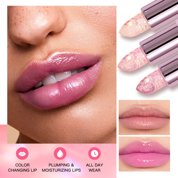 Moisturizing Lip Gloss, Long-Lasting, Non-Sticky, Color-Changing Lipstick UC101