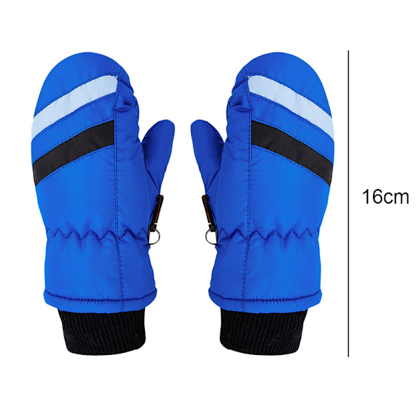 Vinterbarnens Snövant Unisex Vattentäta Skidvantar Varma Vinterhandskar