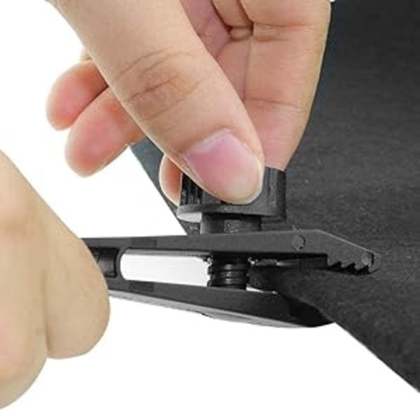 Tarp Clips, Heavy Duty Lock Grip, Clamps Tål 60mph Stark vind Passar för markiser, utomhuscamping, husvagnsskydd, bilskydd, swimmingpool