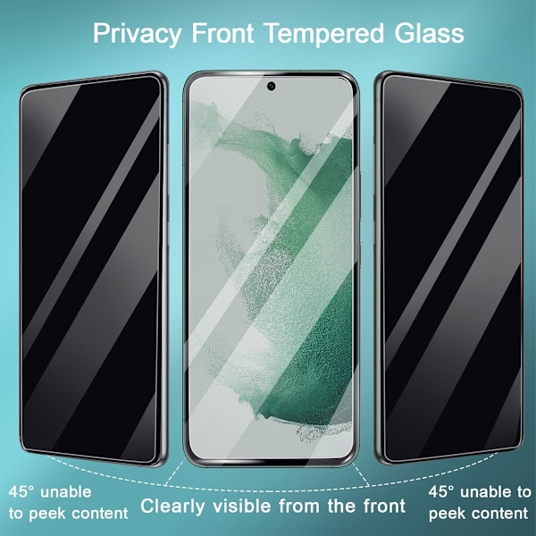 2-Pack Privacy Näytönsuoja Samsung S20 FE:lle - Karkaistu Lasi 9H - Super Laatu 3D