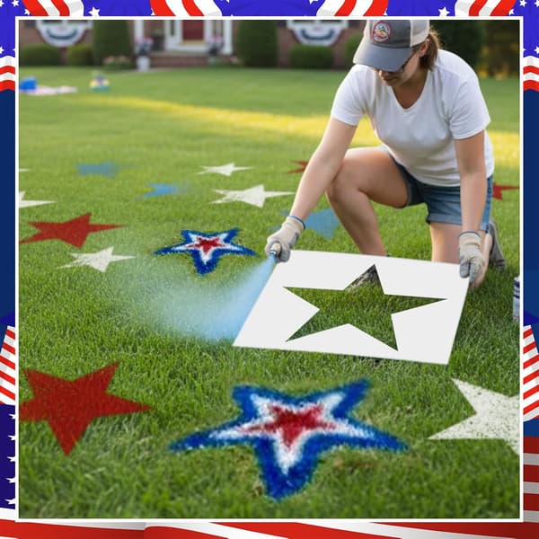 6 stk stjernemaler for store stiler og størrelser