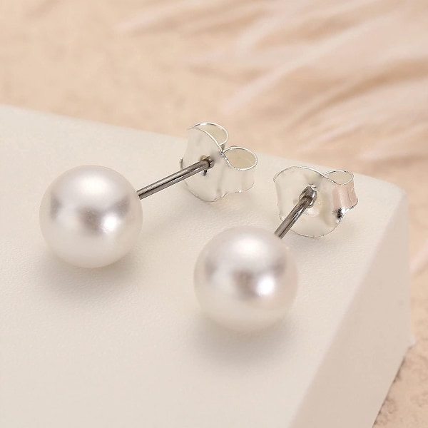 Örhängesfästen i Sterling Silver, Ersättningar för Stift, Säkra Örhängesfästen för Nitar, Hypoallergena