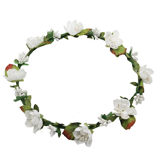 Blommig Höst BOHO Hårband Blomsterkrans Festival Bröllop Strand Hårkrans