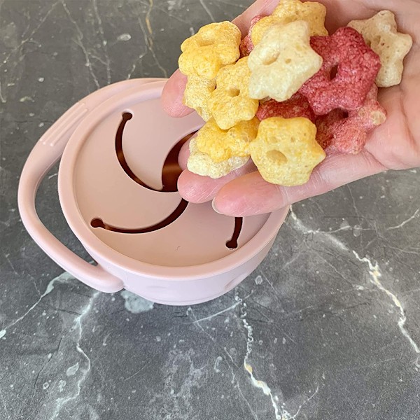 Snack Attack Snack Cup | Silikon Snackbeholder | Lopp og baby Snack Catcher Lopp