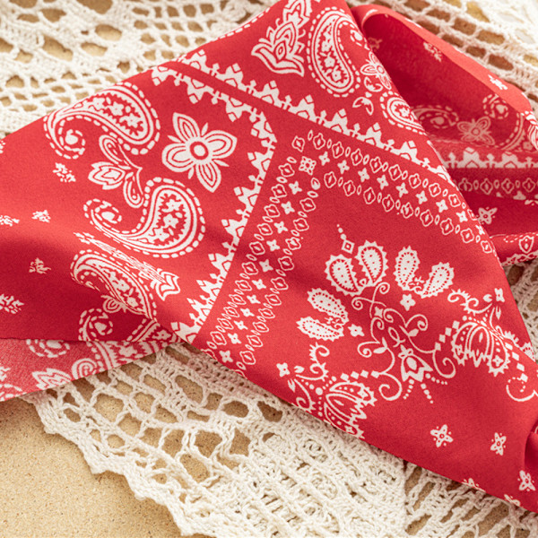 Blomster Elastisk Hår Sjal Hodebånd - Hår Bandanas Chiffon Sjal Hodebånd Trykt Blomster