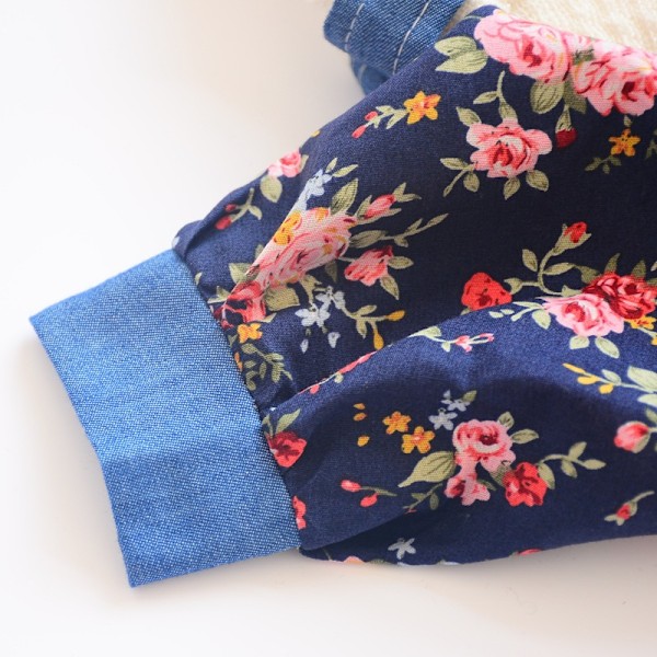 Pet Bomulls Denim Jeans Blå Rem Overall Klänning Sommar Tunn Denim Overall Kjole Katt Hund Dagliga Kläder Kostym