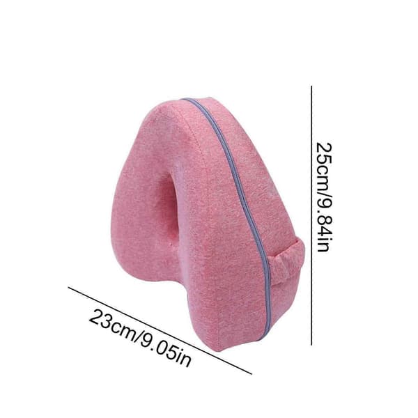 Knæpude til sidesovere, benpude, hjemmeskumspude, sovende ortopædisk [TT] Pink