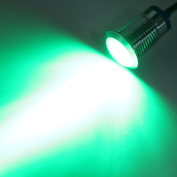 4 Set PreWired Runda LED-lampor Mini Common Anode 2-färgs Indikatorlampor 10mm 110220V (Röd och Grön)
