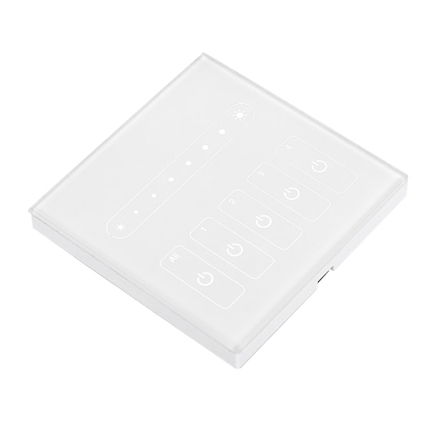 Milight 0-10V LED Panel 2.4G Trådløs 4 Zoner Touch Panel Controller