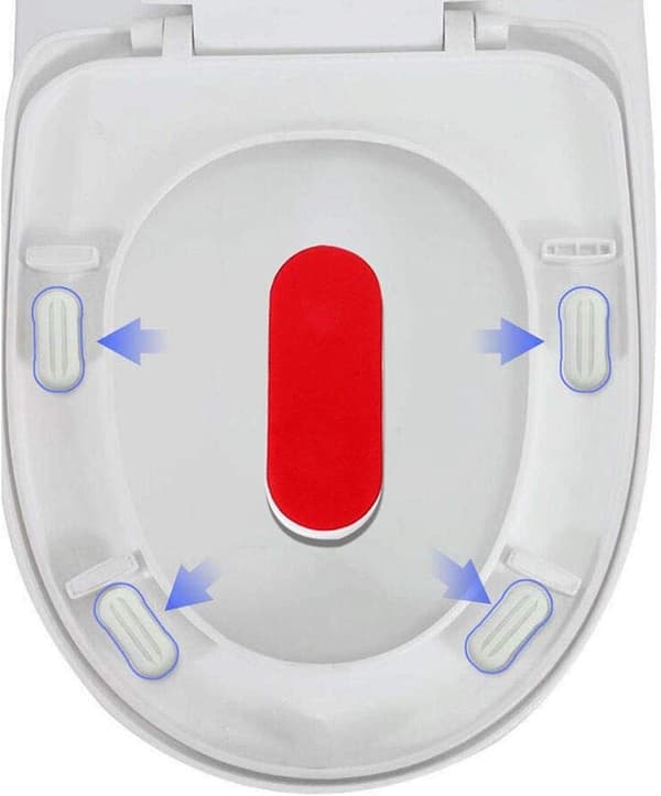 8 Toalettsete Buffere Universelle Sete Erstatningsbuffere