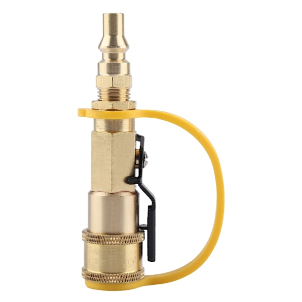 Metall 1/4\" Rask Gass Propan Hurtig Regulator Koblingssett for Utendørs Piknik BBQ