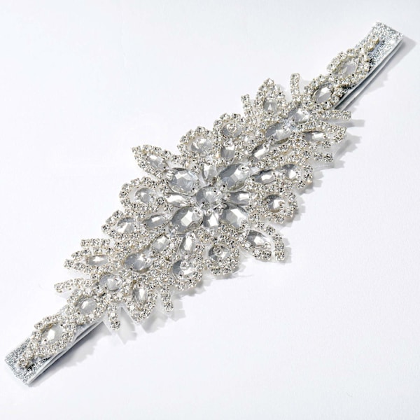 Rhinestone Flapper Hodebånd - Elastisk 1920-talls Hodeplagg, Hårtilbehør for Kvinner