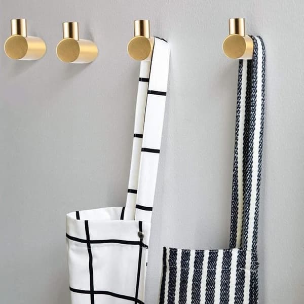 (Kobber) Kleskrok - Messing - 4 stk - Kobberfarge - Moderne design - Innendørs bruk