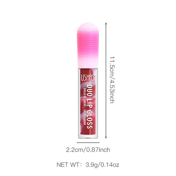 Flydende læbestift, lipgloss, læbefarve, smittefri, langtidsholdbar lipgloss UC062