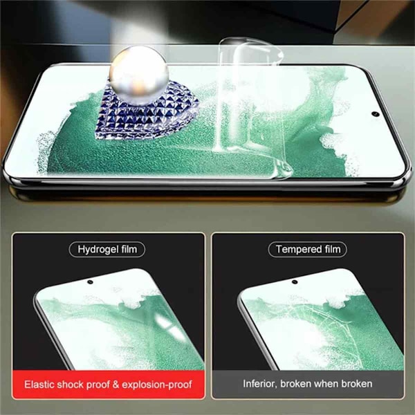 Galaxy S22 Ultra Skärmskydd Displayfilm Heltäckande transparent