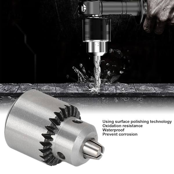 Mikroborrchuck Mini Elektriska Borrchuckar 1/8 tum Axelanslutningsstav för Svarvar