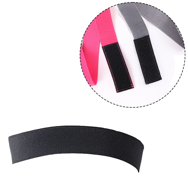 7 st Wig Elastic Band för Edges Hårkantborste och Kam Mjuk Kantband Justerbar Wig Kantband Elastiskt Band