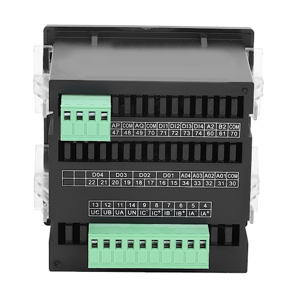 3-faset Multifunksjonell Digital LED Elektrisitets Volt Strømmåler RS485 Kommunikasjon 220V