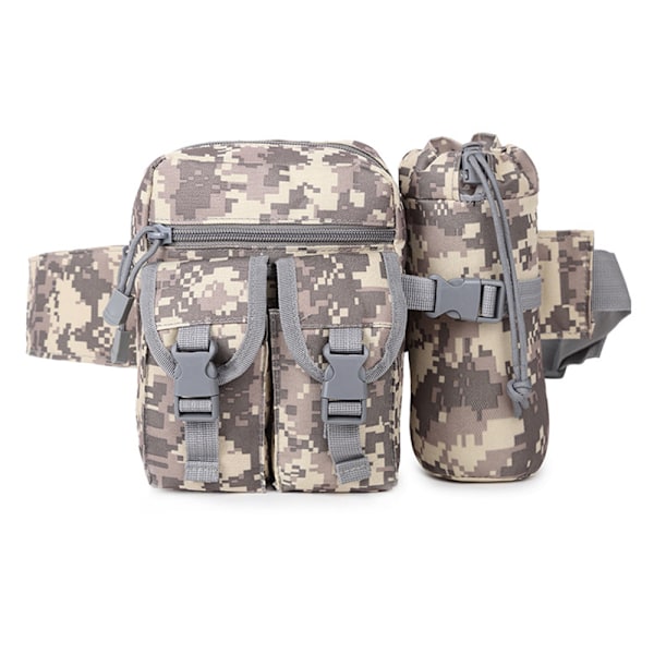Vedenpullo laukku vapaa-ajan ulkoilulaukku miesten ja naisten urheilukäyttöön pieni laukku camouflage matkakäyttöön