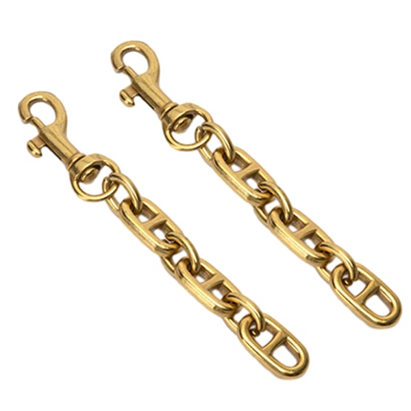 2 st Väska Strap Förlängare Väska Förlängare Kedja För Axelväska Metallkedja Strap Förlängare Ersättning Väska Förlängare Tillbehör